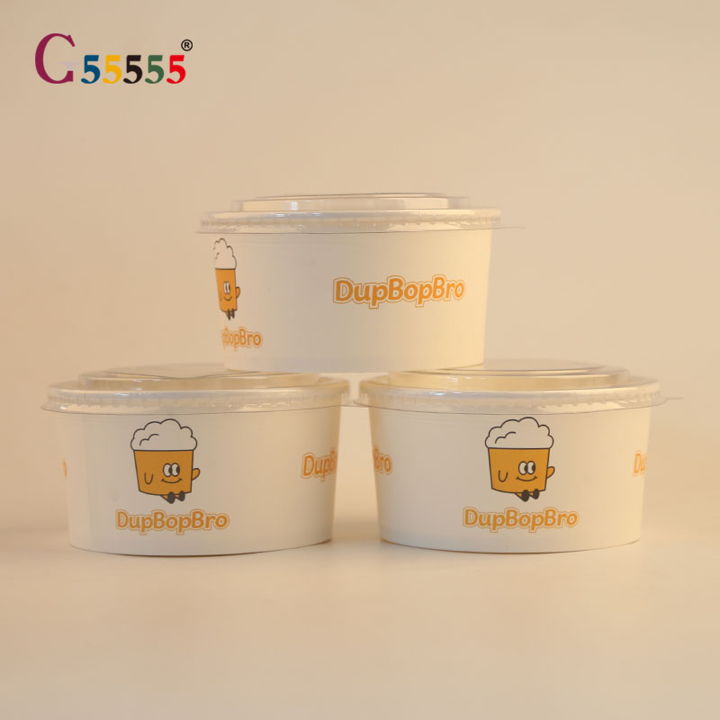 Wholesale Disposable Single Wall Kraft Paper Bowls 750ml 1500ml Waterproof Biodegradable Soup Noodle Salad Bowls Custom Logo