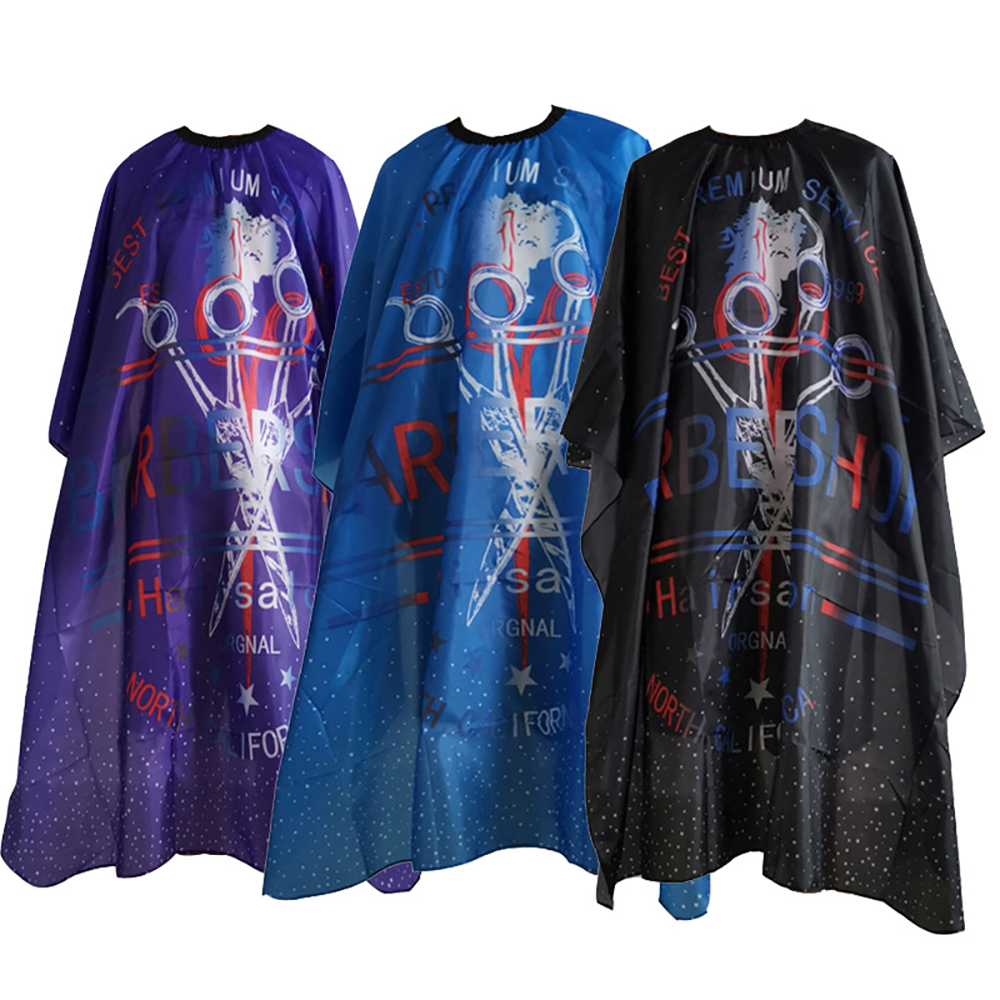 Китай, оптовая продажа, OEM-сервис, Парикмахерская накидка, водонепроницаемый парикмахерский фартук для стрижки волос на заказ