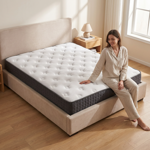 Wholesale Hotel <b>Memory</b> <b>Foam</b> Pocket Spring Hybrid Mattress for Hotel Bedroom and Project Supply - Product Image 2