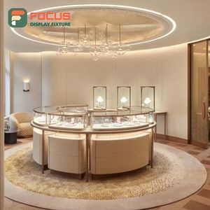 Vitrina de Joyería Personalizada con Panel de Vidrio Templado, Vitrina de Vidrio para Tienda Comercial - Product Image 3