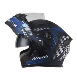 <span class=keywords><strong>Cascos</strong></span> de motocicleta personalizados para hombre y mujer al por mayor, <span class=keywords><strong>cascos</strong></span> de cara completa retro de temporada, <span class=keywords><strong>cascos</strong></span> de estiramiento facial para motocicleta geniales - Product Image 3