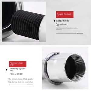 <span class=keywords><strong>Bouchon</strong></span> <span class=keywords><strong>de</strong></span> <span class=keywords><strong>pied</strong></span> réglable pour cuisine et tables basses Tube carré en acier inoxydable avec <span class=keywords><strong>bouchon</strong></span> en plastique pour chaises en métal - Product Image 4