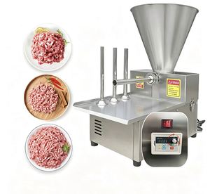 Máquina Eléctrica Comercial para Hacer Salchichas, Rellenadora Automática de <span class=keywords><strong>Salami</strong></span> y Bratwurst, Equipo Profesional para Rellenar Salchichas - Product Image 2