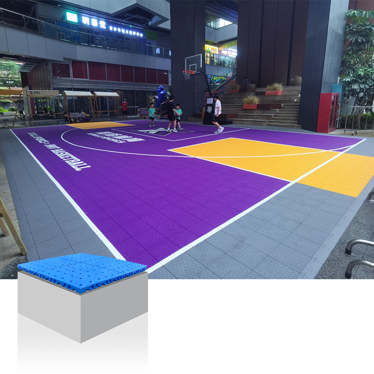 ASF V2 Interlock Rubber Sports Flooring