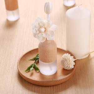 Bouteille <span class=keywords><strong>en</strong></span> bois personnalisée pour diffuseur de roseaux à fleurs sola, désodorisant d'air personnalisé, bouteille de diffuseur moderne pour parfum d'hôtel - Product Image 6