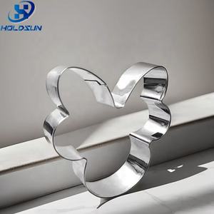 Moules à biscuits en acier inoxydable en forme de souris, design mignon et durable, adaptés aux enfants, pour les fêtes, outils de pâtisserie - Product Image 5