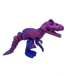 Figura de Dinosaurio Impresa en 3D Multicolor con Articulaciones Móviles, Juguete de Exhibición, Regalo Coleccionable - Product Image 3