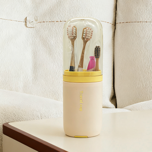 One Cup Essentials Silikon Wiederverwendbares Toilettenartikel-Set Praktisches Reise-Set für Unterwegs Zahnbürste Zahnpasta Mundspülung Box OPP-Beutel - Product Image 2