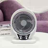 Ventilador de Mesa Solar Todo en Uno, Ventilador Portátil Recargable por USB para Uso en el Hogar y Campamentos al Aire Libre