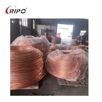 Cable Eléctrico RIPO 10% 15% Cobre CCA CCAM, Alambre Esmaltado, Sólido, Ligero, 24 AWG, 300V