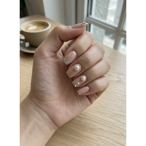 Pearl Gold <b>Nail</b> Stickers <b>Decals</b> 6 Types Included In Case Daily Skin Care All Skin Types K Beauty Formula <b>Nail</b> Care Product - Product Image 1
