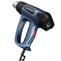 Pistolet de soudage plastique à air chaud manuel électrique DIY pour film rétractable, 110V/220V 2000W, température réglable