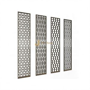 ANN7154 Modern Custom Coated Stainless Steel Printed Multi-Functional Durable <b>Decorative</b> <b>Screen</b> Divider Interior Lobby - Product Image 6