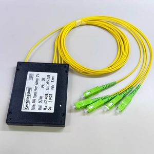 ผลิตในประเทศจีน กล่อง ABS แบบ SC/APC 1x4 สำหรับสายเคเบิลใยแก้วนำแสง PLC Splitter พร้อมปลอกหุ้ม LSZH และสาย Pigtails แบบ SC/APC สำหรับชุดแยกสัญญาณ CATV - Product Image 2