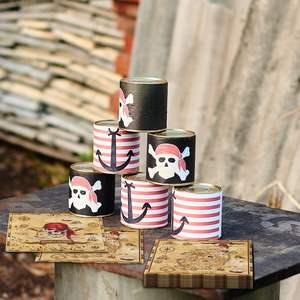 Vente chaude moderne Pirate chasse au trésor thème serviettes pour enfants Halloween fête d'anniversaire vaisselle décoration - Product Image 2