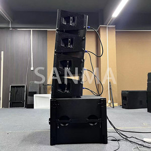 Q1 Double enceintes Line Array 2 voies 10 pouces passives/actives, équipement professionnel audio, vidéo et éclairage de scène, étanche, en bois - Product Image 4