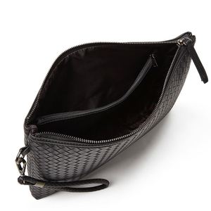 Portefeuille-pochette en cuir souple pour homme, grand sac pour téléphone, accessoire élégant pour affaires à porter sous le bras - Product Image 2