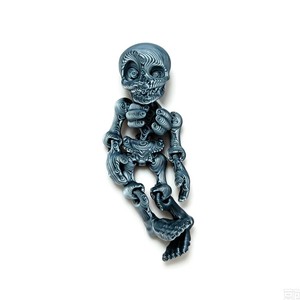 Figura de Esqueleto Impresa en 3D de PLA, Juguete de Broma para Halloween con Articulaciones Posables, Adorno Decorativo - Product Image 5
