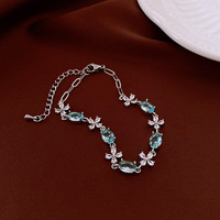 Bracelet cœur zircon luxe léger haut de gamme pour femme, bijoux mode bracelets, fourniture gros en vrac