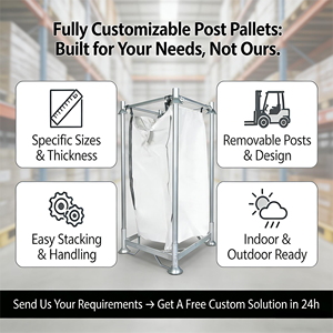 Palettes modulaires démontables en acier galvanisé industriel robuste et réglable TER pour entrepôt - Product Image 4