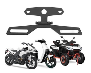 Support de <span class=keywords><strong>plaque</strong></span> d'immatriculation <span class=keywords><strong>pliable</strong></span> pour modification de <span class=keywords><strong>moto</strong></span>, support universel de feu arrière pour <span class=keywords><strong>moto</strong></span> - Product Image 1