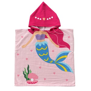 Nueva <span class=keywords><strong>Toalla</strong></span> de Playa con Capucha de Dibujos Animados para Niños, <span class=keywords><strong>Toalla</strong></span> de Baño de <span class=keywords><strong>Microfibra</strong></span> con Estampado de Animales para Bebés, Niños y Niñas - Product Image 5