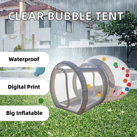 Dôme gonflable transparent et imperméable pour enfants - Tente publicitaire gonflable facile à installer