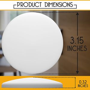 Türstopper Groß 3,15 Zoll Geräuscharm & Stoßdämpfend Silikon-Türstopper für Wände mit Starkem Selbstklebenden Rücken Wandschutz - Product Image 2