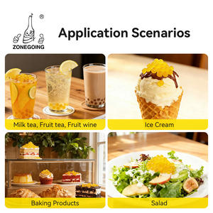 Suministros para Té con Leche, Venta Directa, Bolas de Jugo de Fruta con Sabor a Plátano de 3 kg para Té Boba y Repostería - Product Image 3