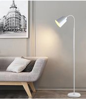 Lampe sur pied de style influenceur, design moderne et minimaliste, lumière LED protectrice pour les yeux, CRI 95, contrôle de la luminosité, lecture au chevet, ambiance