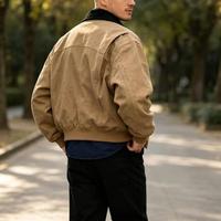 Veste bomber imperméable pour homme en polyester, style vintage, tendance, personnalisée, streetwear d'hiver