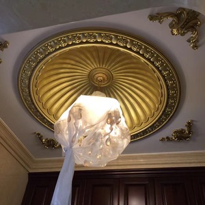 防水艺术聚氨酯 (PU) 圆顶天花板瓷砖耐用的商场室内装饰 - Product Image 3