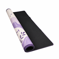 Tapis de Mahjong de luxe moderne carré rose de 33 pouces, tapis de Mahjong Birdie à réduction de bruit portable pour jeux de société