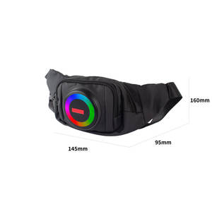 <span class=keywords><strong>กระเป๋า</strong></span>เป้สะพายหลังอเนกประสงค์สำหรับ ZQS703<span class=keywords><strong>กระเป๋า</strong></span>คาดเอวสำหรับวิ่งและปั่นจักรยานพร้อมลำโพงสเตอริโอสีฟ้า - Product Image 6