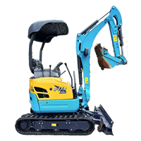Excavadora Mini Crawler U17 de Segunda Mano con Motor, Bomba y Martillo Rompedor, 1 Año de Garantía, Certificación EMC, Original de Japón