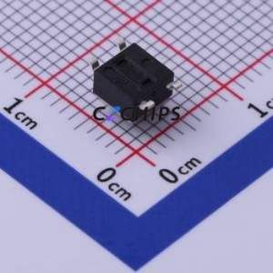 TS-1109S-B-B Tactile Switch SMD-4P,4.5x4.5mm Switch Single Pole Single Throw Round Button 1.6N Vertical Mount - Product Image 2