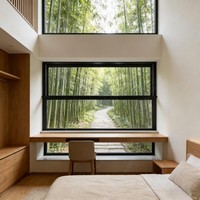 Ventanas Eléctricas de Último Diseño, de Aluminio y Vidrio, Residenciales, con Control Remoto, Automáticas, Verticales, para Baño y Sala de Estar