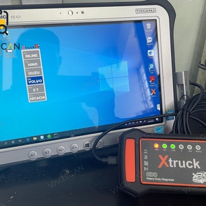 2026 Y009 X Truck Support Multi-brands OBD2 Scanner with FZ-G1 <b>Tablet</b> for Heavy Duty Trucks Diesel Diagnostic Tools - Product Image 2