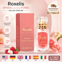 Parfum pour femme à la lychee sucré et fruité, 30 ml, longue tenue, flacon en verre, bouchon doré, livraison depuis l'entrepôt étranger