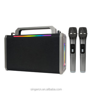 M302 Lớn Loa 40W Loa Karaoke Với Hai Microphone Kép Micro Không Dây Với RGB LED Karaoke Cho Nhà Hát Gia Đình - Product Image 1