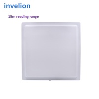 1-15 metre rs232 yüksek kazanç doğrusal 12dbi açık uhf sabit okuyucu entegre pasif uzun menzilli uhf rfid okuyucu anten