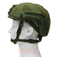 Casque tactique Vanda MICH2000 PE/Aramide vert olive 1,45 kg 0,132 m Protection
