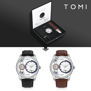 <span class=keywords><strong>TOMI</strong></span> Nuevo Set de Regalo para Hombre, Reloj de Lujo de Cuarzo para Hombre, Serie Ejecutiva, <span class=keywords><strong>con</strong></span> Manecillas de Aleación, Resistente al Agua - Product Image 5