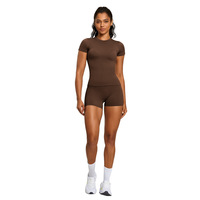 Vêtements de yoga personnalisés transfrontaliers Europe-Amérique, T-shirt à manches courtes à séchage rapide, Short effet seconde peau galbant, Sport et fitness