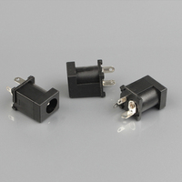 Connecteur vertical DIP 3 broches 2,0 mm LY-DC-A16, prise d'alimentation CC femelle à broches, boîtier en nylon RCA, connecteur en laiton 1A 30V LEYE