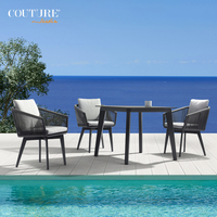 Couture Jardin Diva ensembles de meubles en corde, canapé en corde, meubles de Patio extérieur, Table de Jardin et chaises
