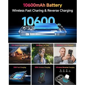 Téléphone robuste Ulefone Armor 27T Plus 6,78 pouces, 24 Go de RAM, 256 Go de stockage, caméra thermique, batterie 10600 mAh - Product Image 6