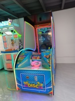 Heetverkopende Super Disc Skill Throwing Disc Game Machine, muntbediende arcadeautomaat voor entertainmentlocaties