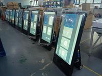 Afficheur numérique LCD pour affiches, boîte d'emballage pliable en nid d'abeille, boîte de palette recyclable en carton, carton d'expédition avec CMS intégré