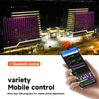Luz programable para rueda de la fortuna, pantalla LED de malla, fachada multimedia exterior, paisaje cúbico, luz LED multicolor de píxeles a prueba de agua